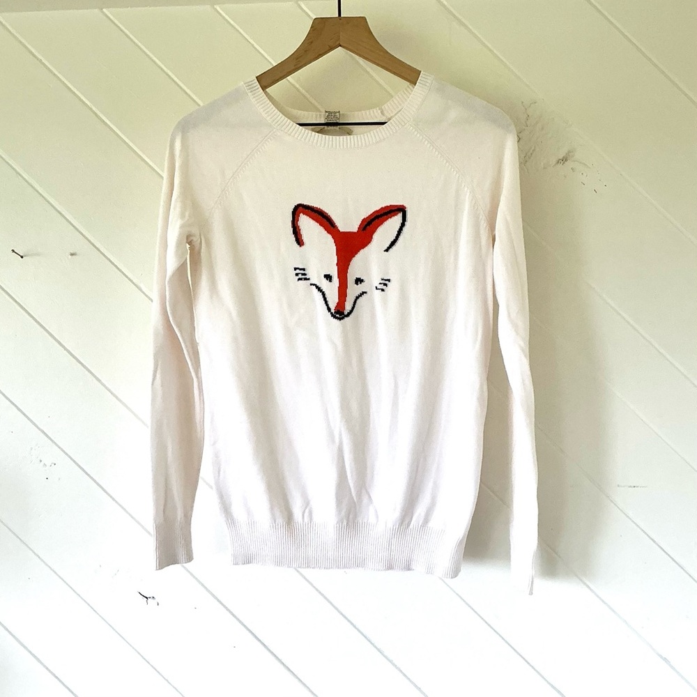 GH Bass & Co. fox knit top